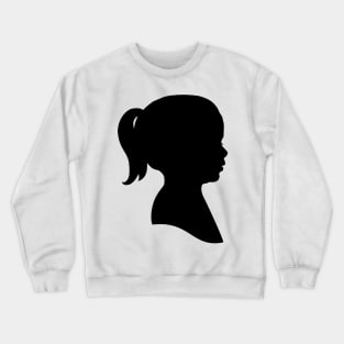 Girl Silhouette Crewneck Sweatshirt